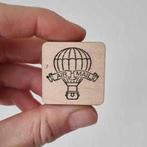 Timbres en caoutchouc Air Mail, timbre en caoutchouc Happy Mail, timbres en caoutchouc après la traversée, timbre postal, timbre fait main pour cartes, par avion