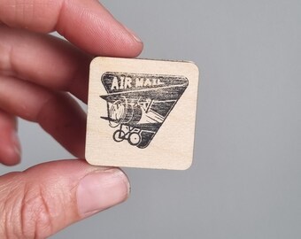Timbres en caoutchouc Air Mail, timbre en caoutchouc Happy Mail, timbres en caoutchouc après la traversée, timbre postal, timbre fait main pour cartes, par avion