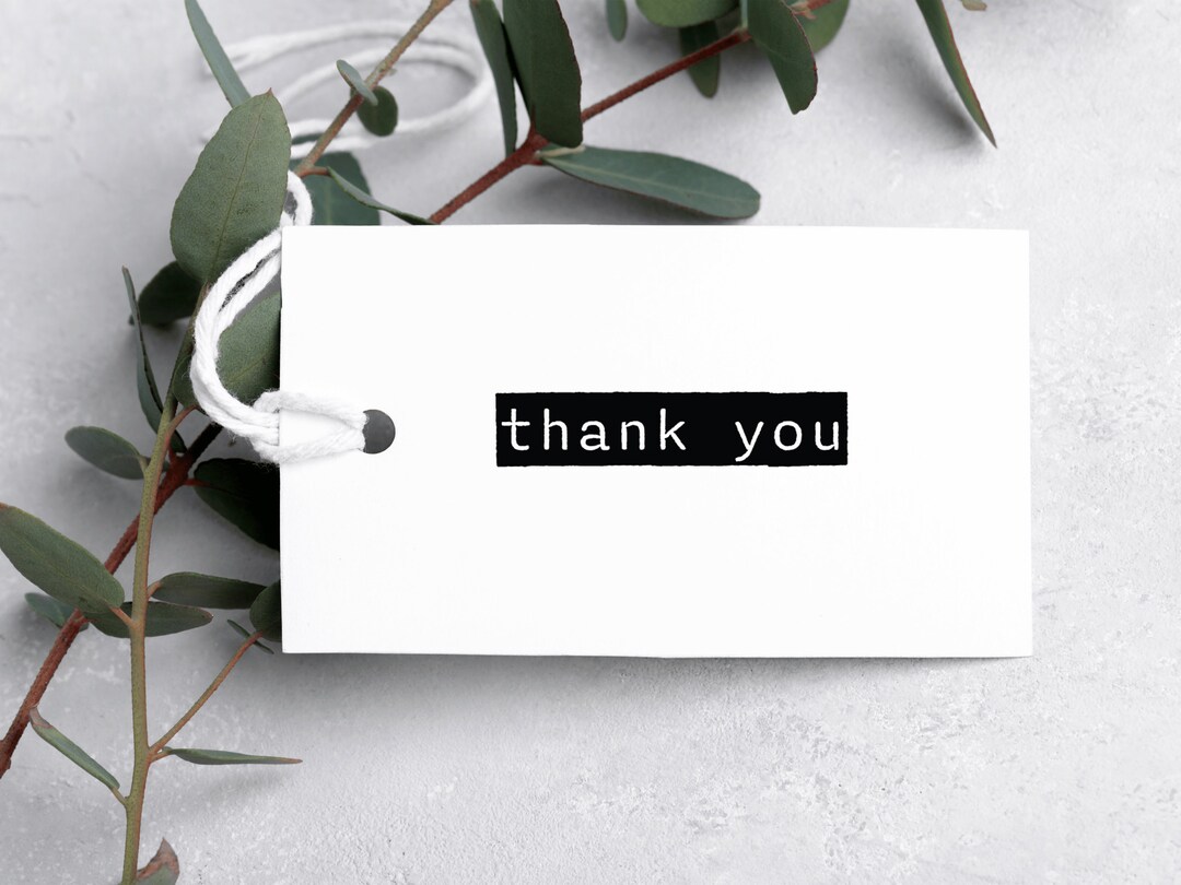 Thank You Rubber Stamps for Business, Thank You Stamp Small, Thank You