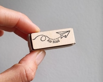 Air Mail rubber stamps, Postcrossing Rubber stamps, Postcrossing stamps, Happy Mail stamps, Postcard stamps for cards, Postcard stamps