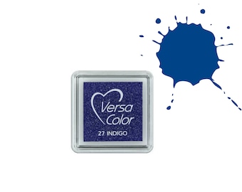Stempelkissen Blau, Stempelkissen Blau für Stempel, Versa Color Ink Stempelkissen, Stempelkissen Blau