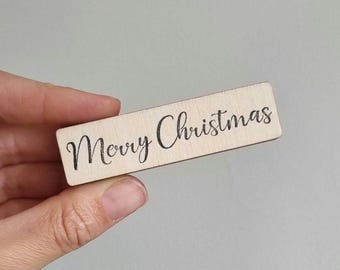 Rubber Stamp Merry Christmas Stamp for Card Making, Christmas Rubber Stamp Card, Rubber Stamp Christmas Cards, Christmas Stamp Card