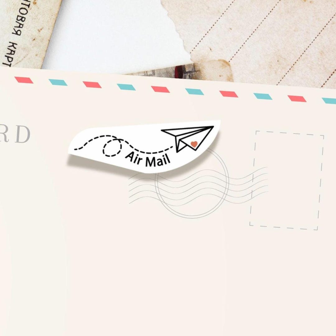 Mail Sticker Air Mail Stickers, Postcrossing Stickers, Snail Mail Stickers, Penpal ...