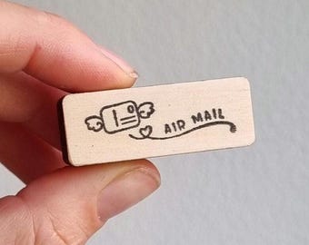 Air Mail rubber stamps, Postcrossing Rubber stamps, Postcrossing stamps, Happy Mail stamps, Postcard stamps for cards, Postcard stamps