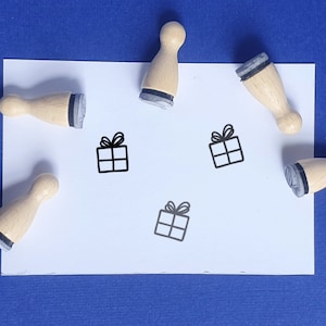 Happy birthday stamp inkt, Rubber stamp birthday, Mini rubber stamp, Small rubber stamp, Tiny rubber stamp, Christmas Stamps for card making