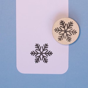 Snowflake rubber stamp, winter stamp for journalling, Christmas rubber stamp, Christmas stamps for card making