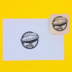 Timbri in gomma per posta aerea, timbro in gomma per posta felice, timbri in gomma per cartoline di attraversamento postale, francobollo per posta ordinaria, francobollo fatto a mano per biglietti, par avion
