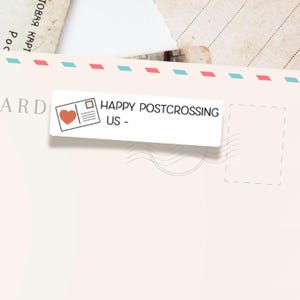 Adesivi per ID USA Postcrossing, adesivi per posta ordinaria USA, adesivi per posta ordinaria, adesivi per amici di penna, adesivi per posta felice, adesivi per lettere e cartoline