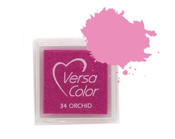 Purple Ink pad for Stamps, VersaColor Small Ink Pad, Versacolor Ink Stamp Pads, Color Ink Pads for Stamping, Rubber Stamp Ink Pad