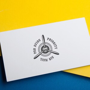 Timbres en caoutchouc Priority Air Mail, timbre en caoutchouc par avion happy mail, timbres en caoutchouc postcrossing carte postale, timbre courrier postal, timbre pour cartes