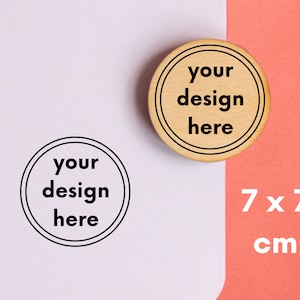 Custom logo stamp round, Custom rubber stamp address, Custom logo stamp large, Stamp for business logo, Business stamp, Logo rubber stamp