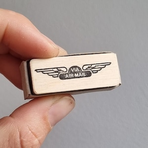 timbre vintage par avion de la poste aérienne, timbres en caoutchouc pour cartes postales pour cartes, timbre postal, timbre postal, courrier postal