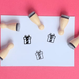 Gelukkige verjaardagsstempelinkt, rubberen stempel verjaardag, mini rubberen stempel, kleine rubberen stempel, kleine rubberen stempel, kerststempels voor het maken van kaarten