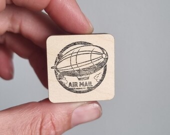 Timbres en caoutchouc Air Mail, timbre en caoutchouc Happy Mail, timbres en caoutchouc après la traversée, timbre postal, timbre fait main pour cartes, par avion