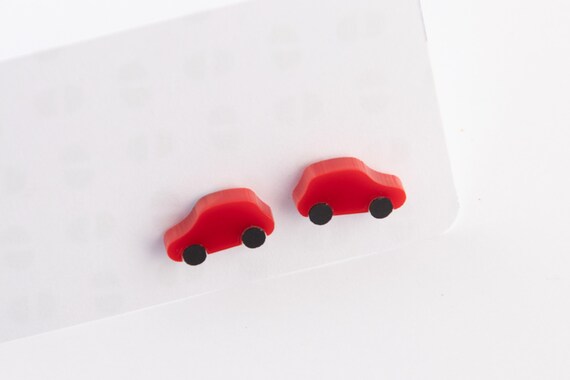 small red toy car