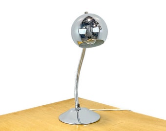 Eyeball Desk Lamp Mid-Century Modern Eyeball Desk Lamp Chrome Eyeball Desk Lamp Chrome Gooseneck Desk Lamp