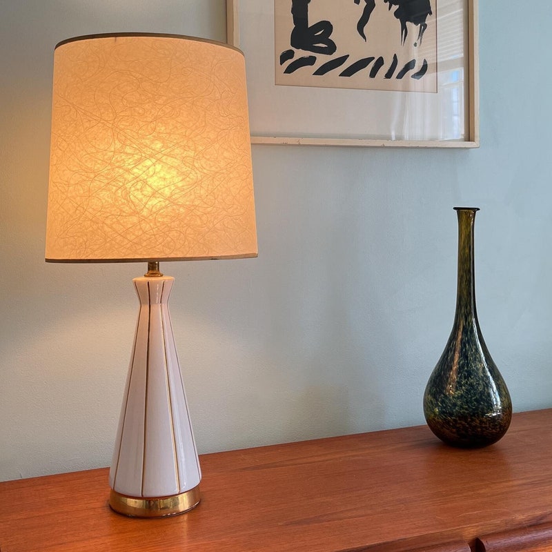Mid Century Table Lamp Etsy