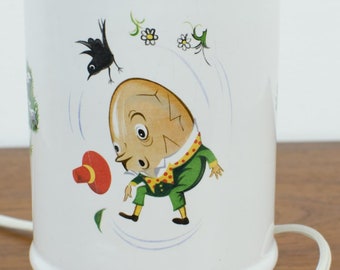 vintage humpty dumpty lamp