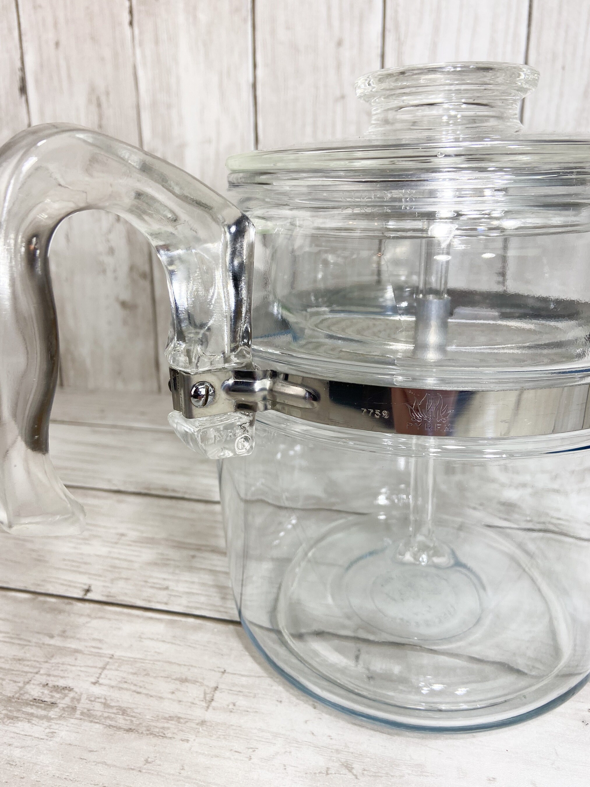 Pyrex 9 Cup Flameware Coffee Pot 7759 B, 9 Cup Percolator