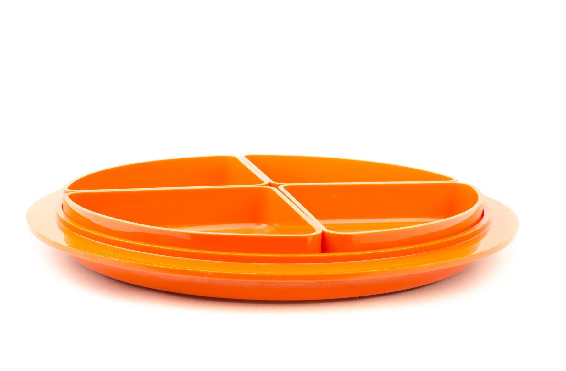 Orange Party Platter Collection IPL Acrylic Party Tray Andre Morin Orange Tray Modular Tray