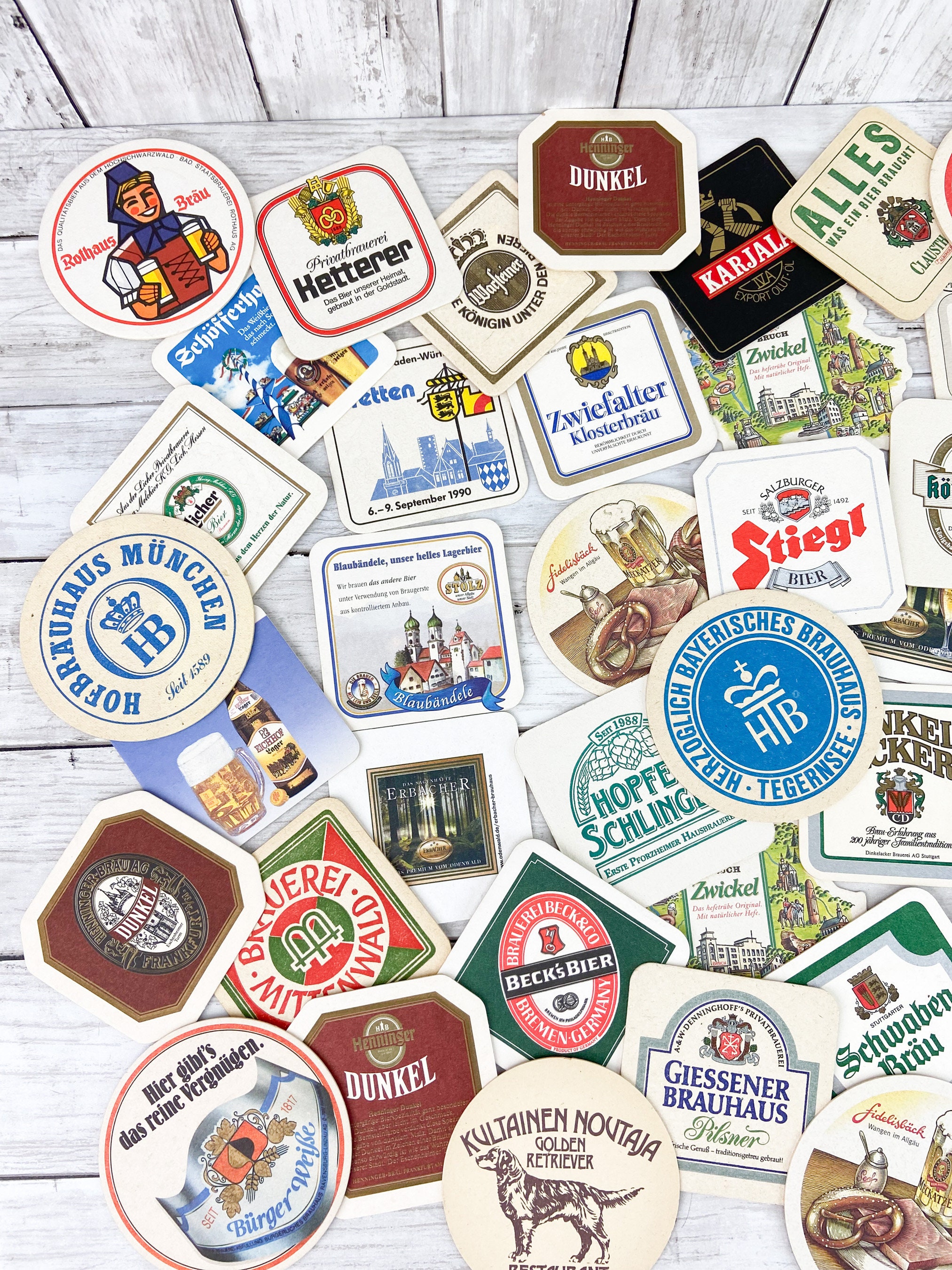 Beer Coasters Vintage Germany Europe German Beer Coasters