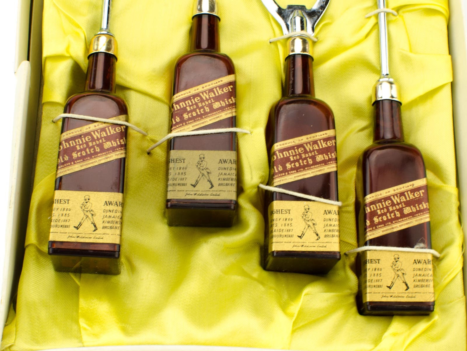 Johnnie Walker Bar Tool Set, Vintage Johnnie Walker Advertising