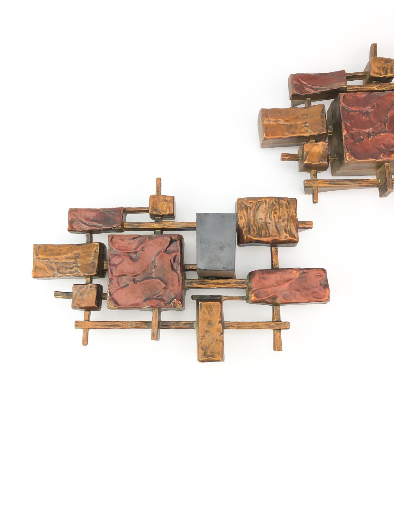 Brutalist Candle Holders, Mid Century Modern Wall Candle Holders, Dart