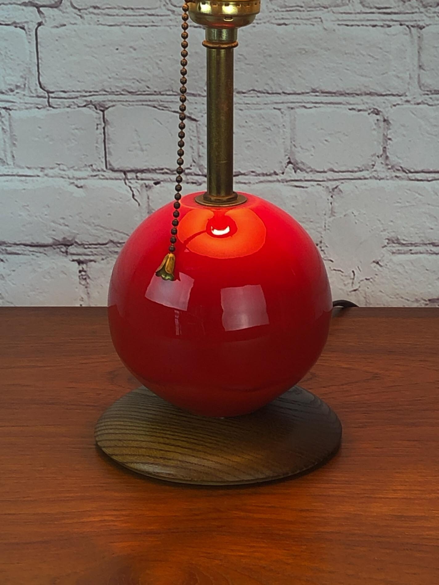 Mid Century Bedside Lamp, Mid Century Table Lamp, MCM Table Lamp, Ceramic Table Lamp