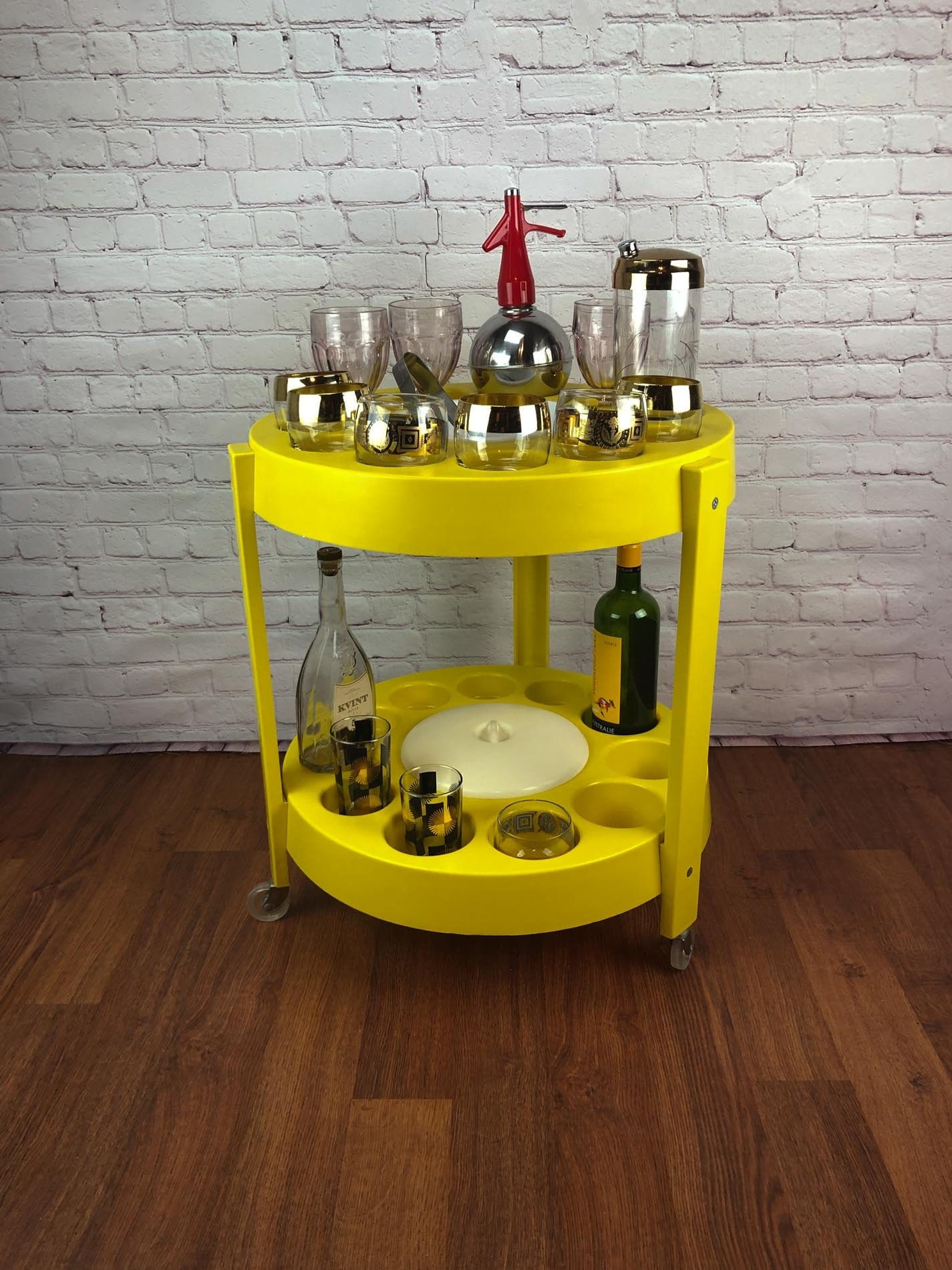 Tiara Casa Bar Cart, MCM Bar Cart, Mid Century Bar Cart, Bar Cart