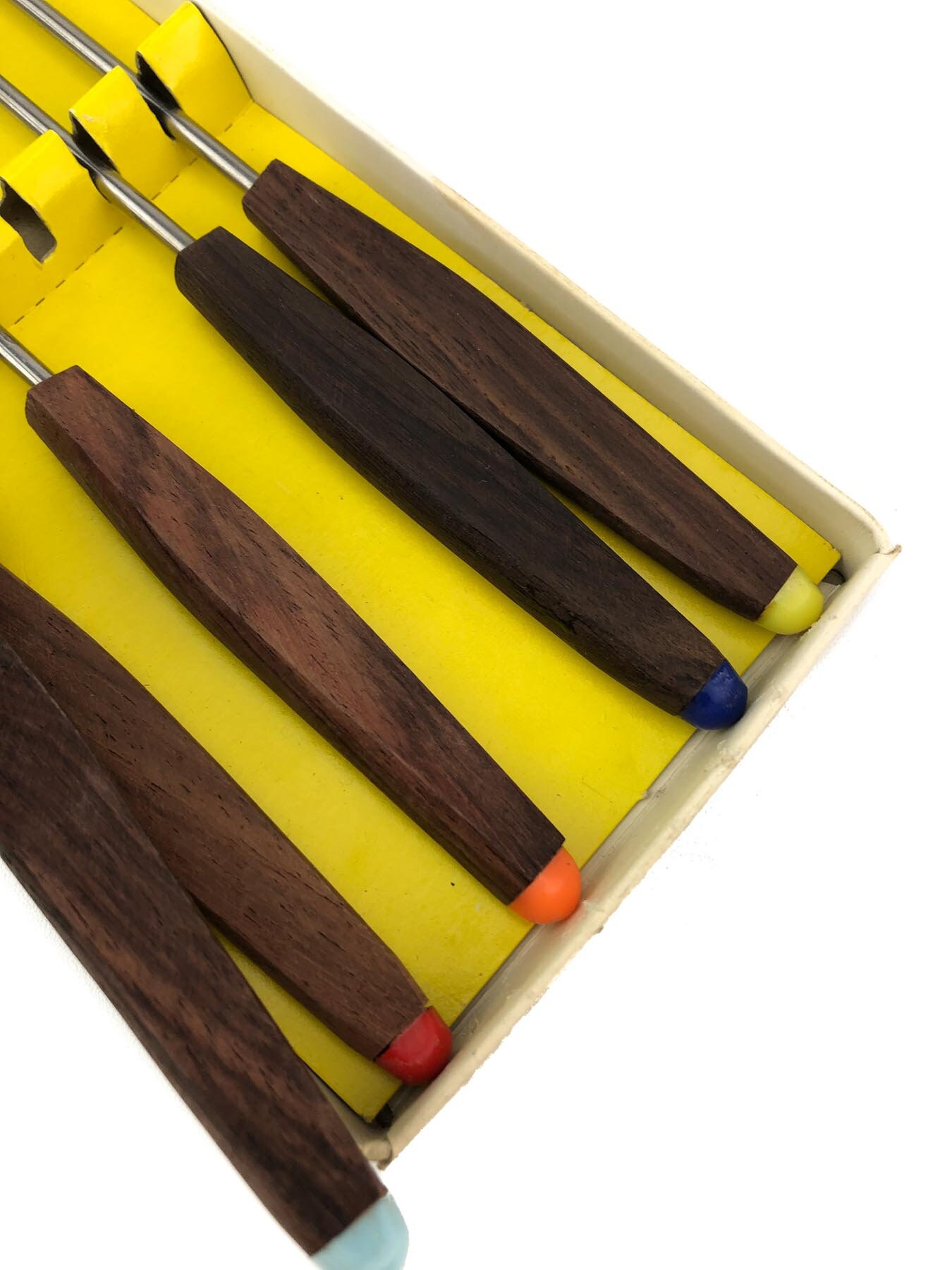 Fondue Forks, Vintage Fondue Forks, Stainless Steel Fondue Forks