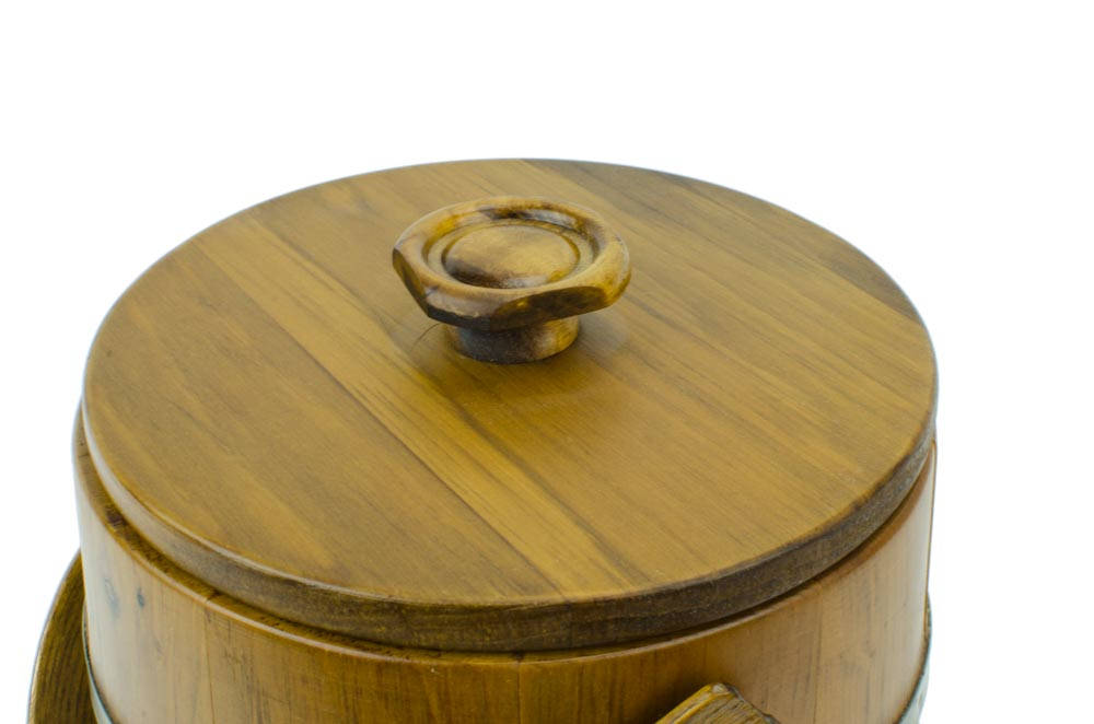 Rustic Wood Bucket, Wood Ice Bucket, Verkley's Woodcraft
