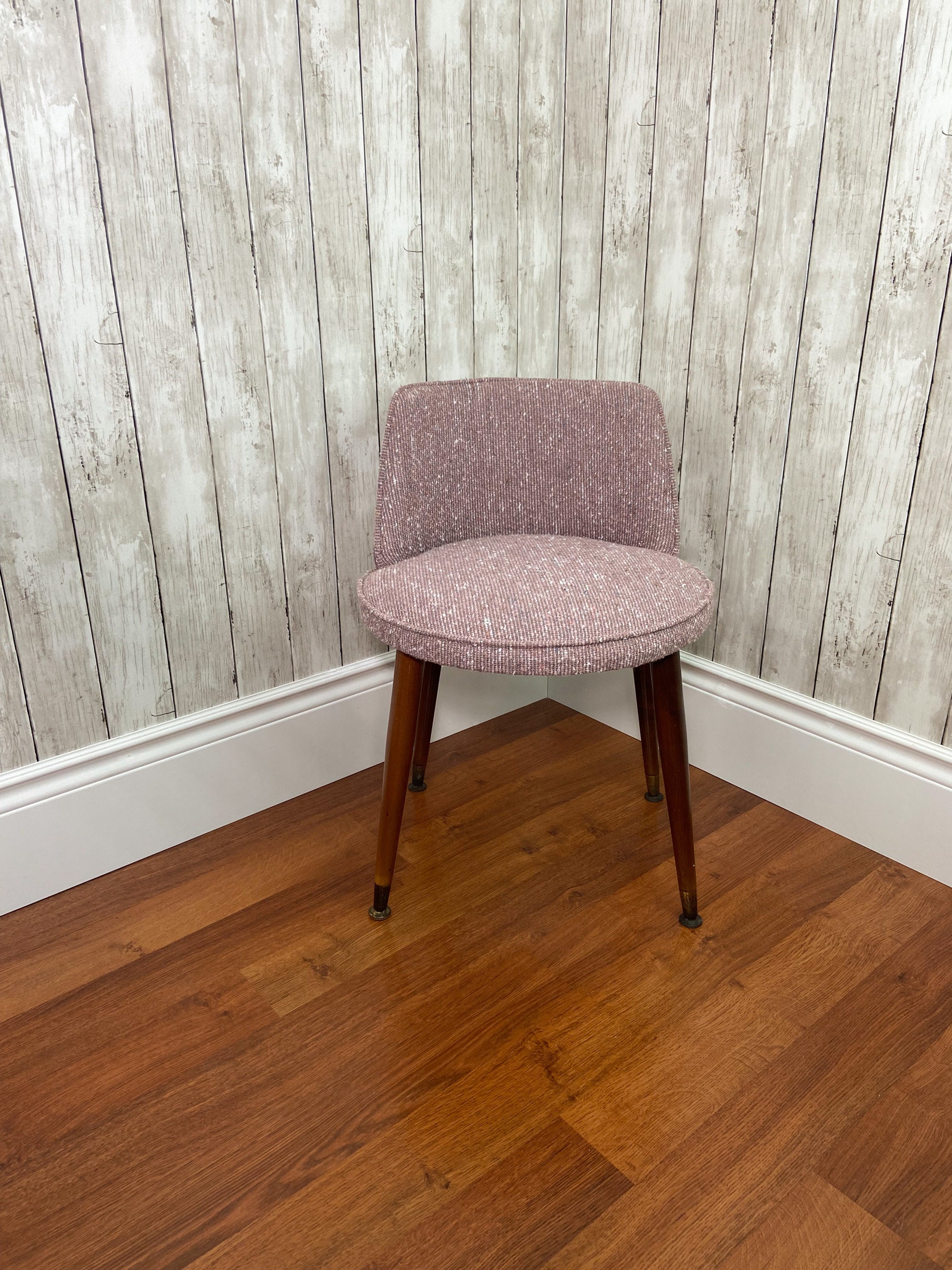 Vanity Chair, Vintage Vanity Chair, Mid Century Modern Vanity Chair