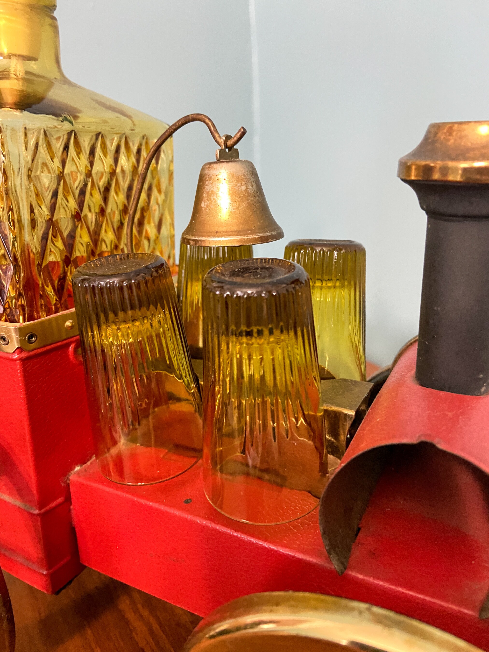 Vintage Fire Engine Decanter Music Playing Fire Engine Decanter Novelty