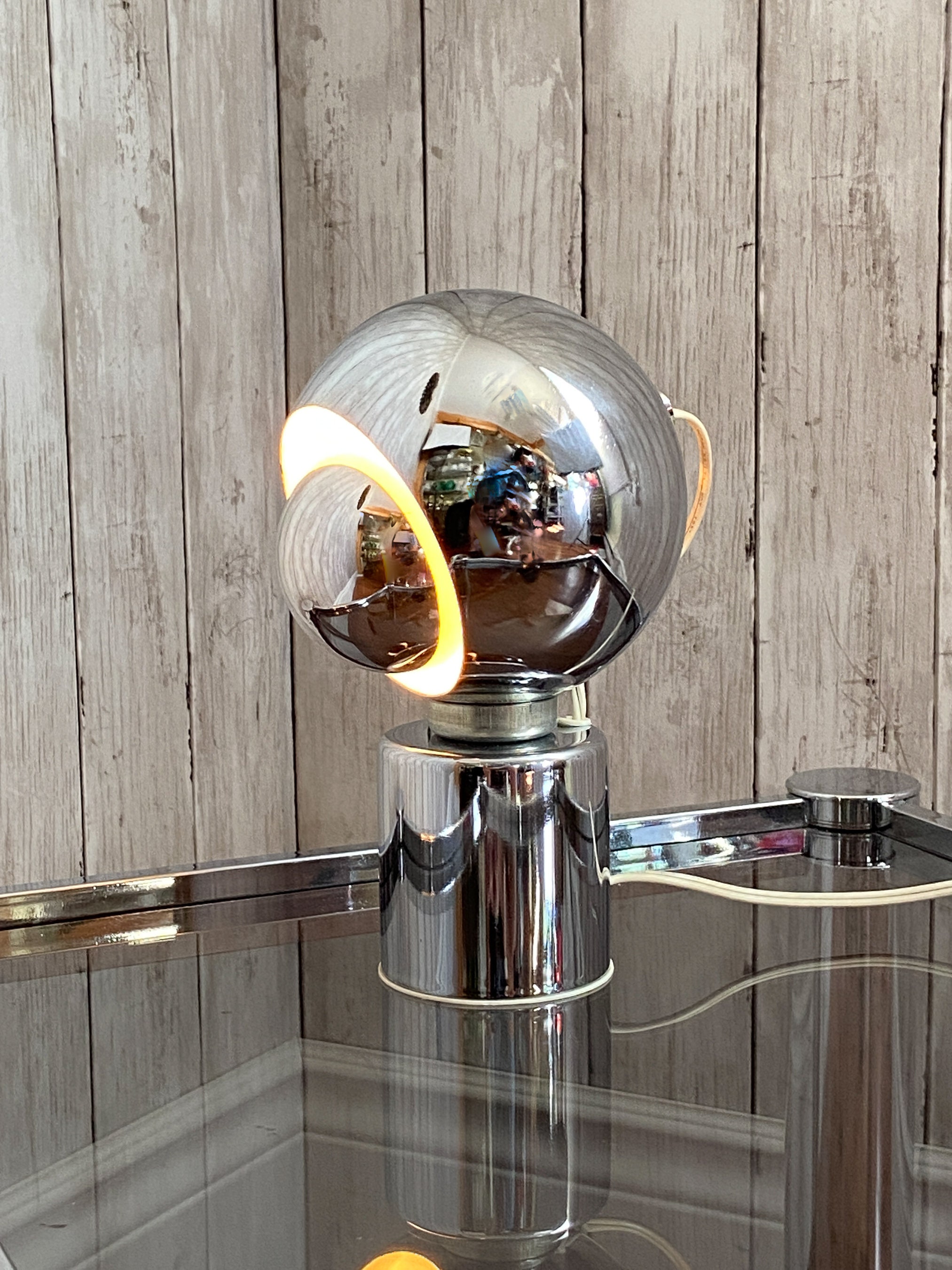 Reggiani Table Lamp Italian Design Lamp Articulated Globe Spotlight