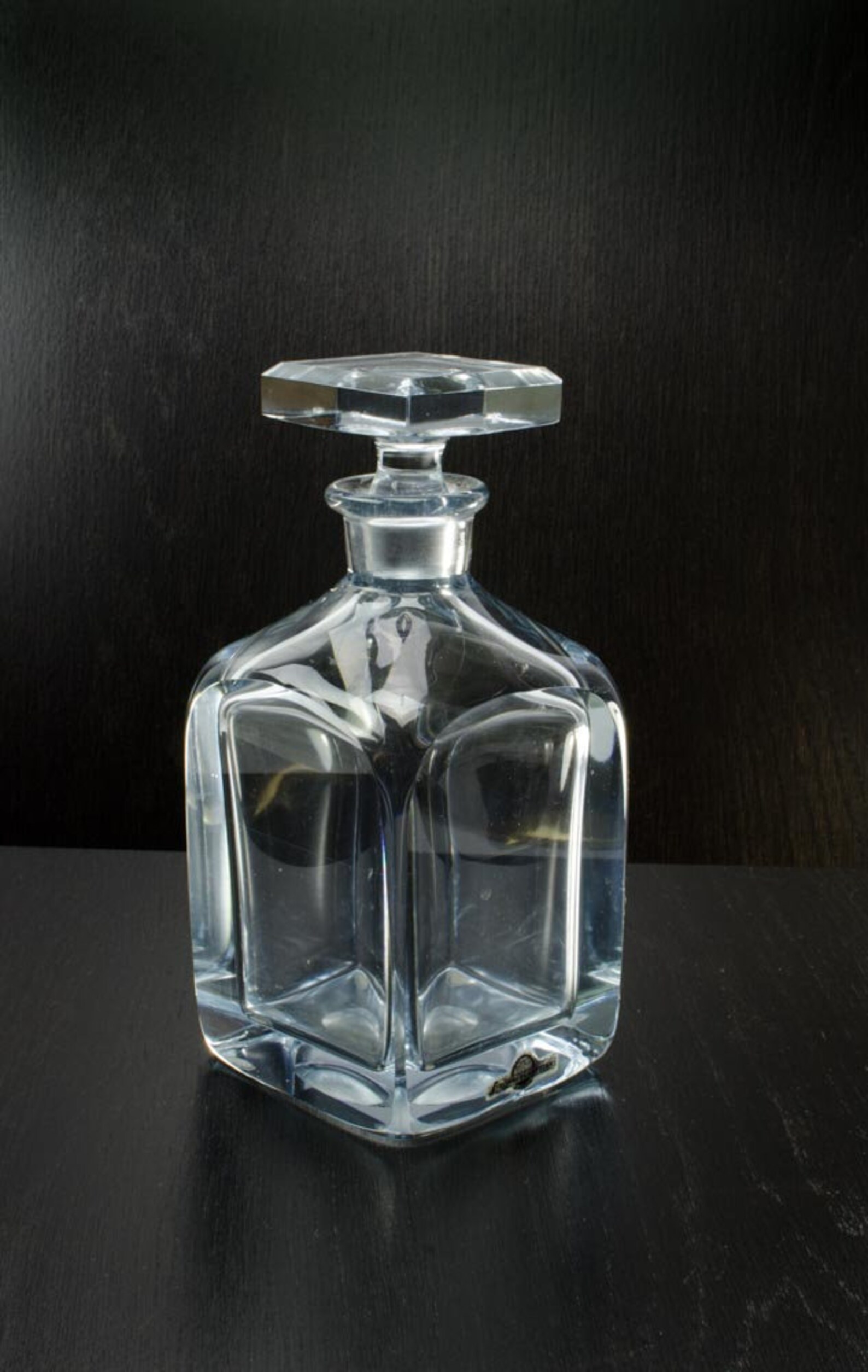 Strombergshyttan Decanter Swedish Glass Crystal Decanter Etsy