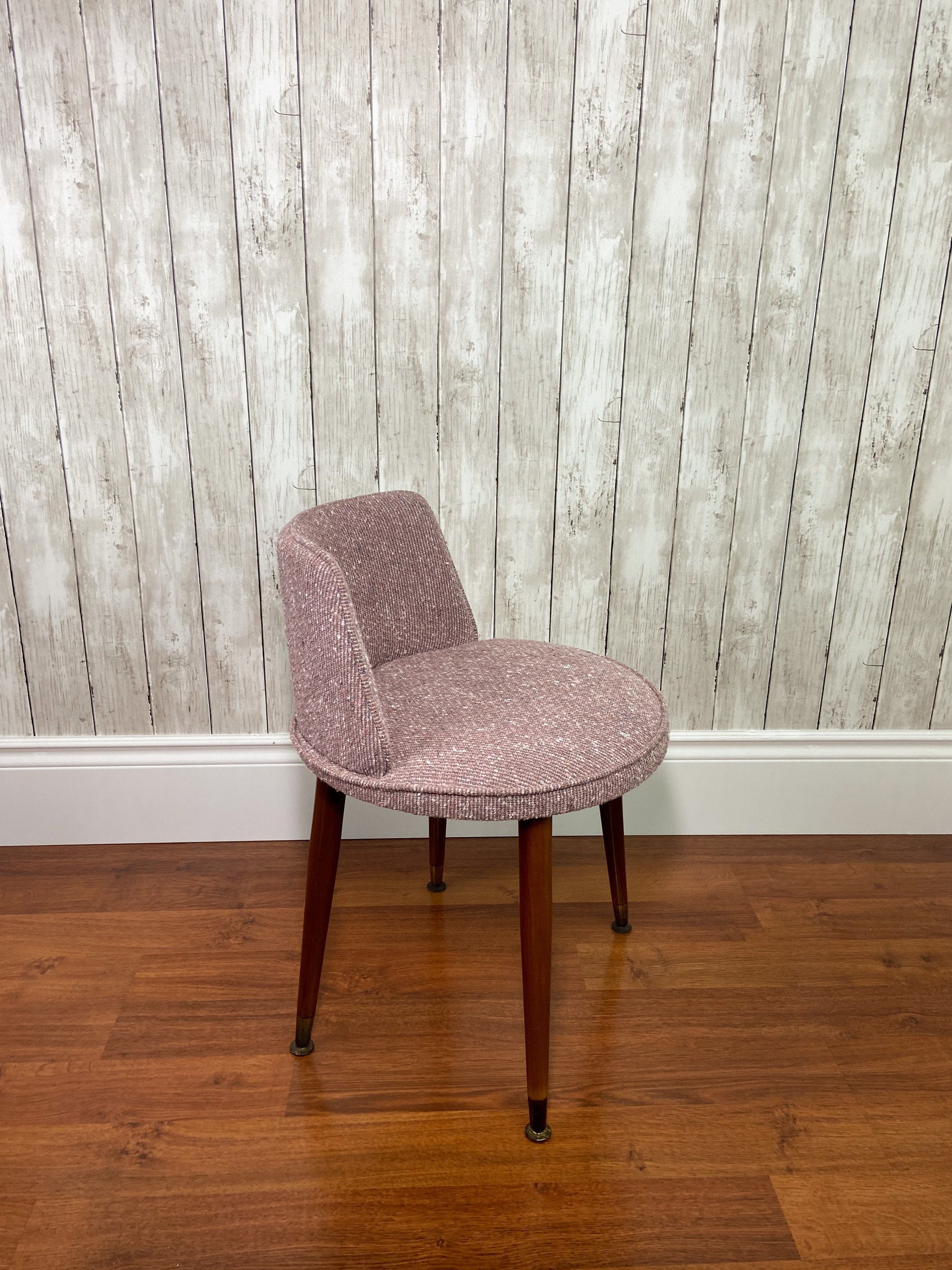 Vanity Chair, Vintage Vanity Chair, Mid Century Modern Vanity Chair