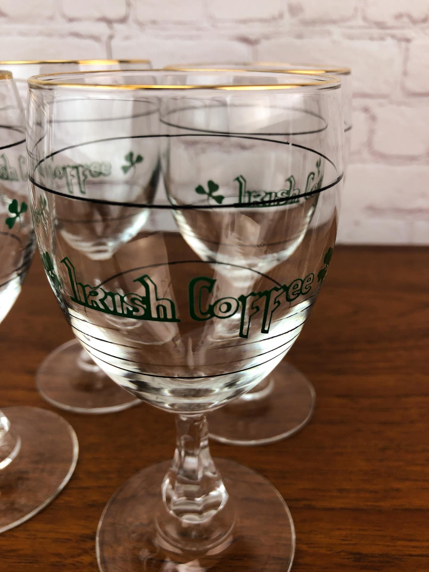 Reserved for NancyIrish Coffee Goblet Set, Irish Coffee Glasses