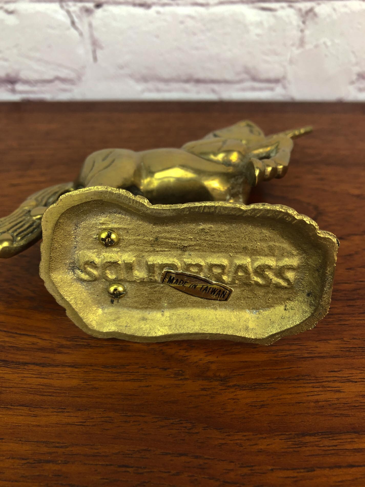 Brass Unicorn, Vintage Brass Unicorn