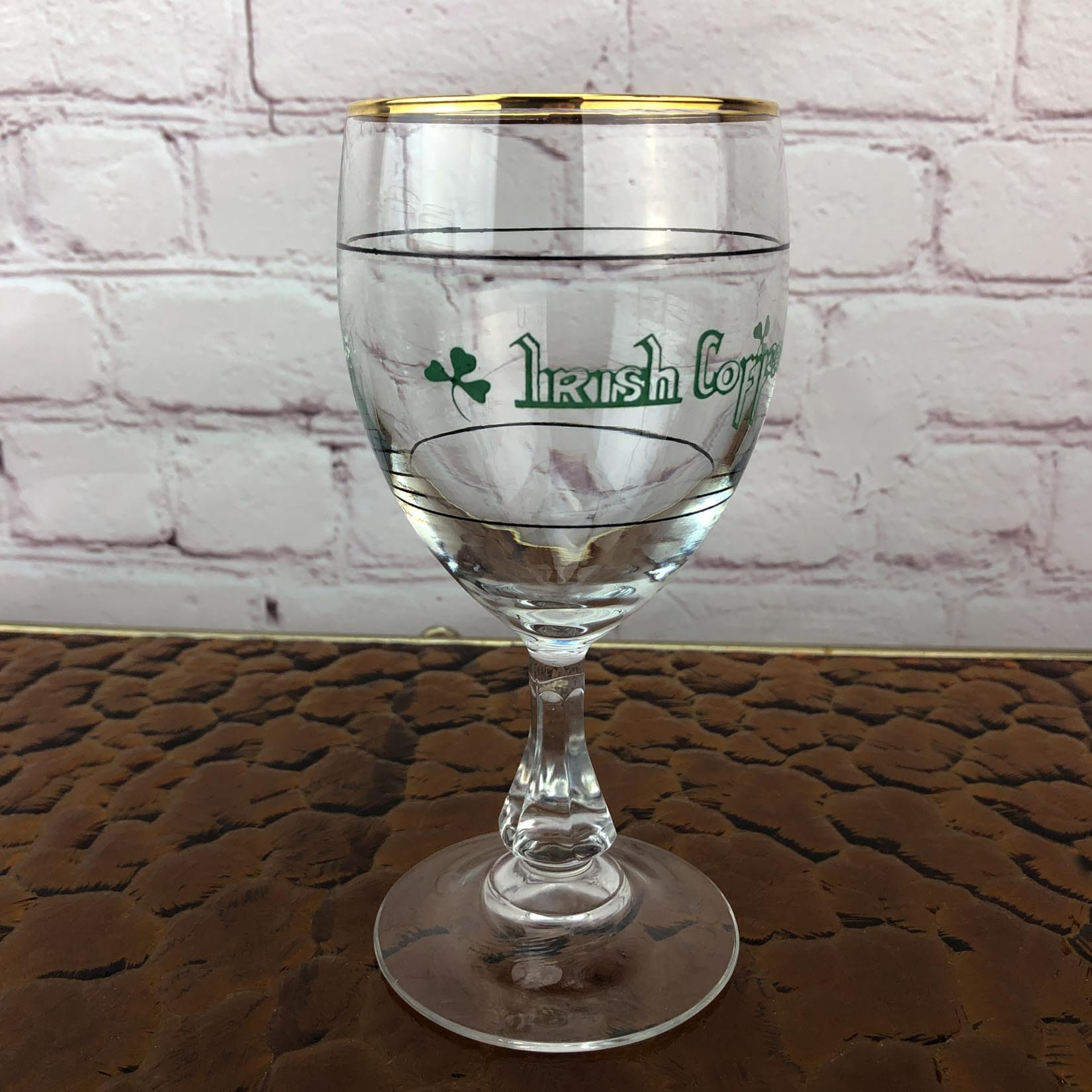 Vintage Irish Coffee Goblet Set (Four), Irish Coffee Glasses, Cristal D