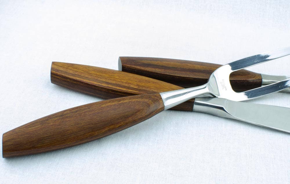 Rosewood Carving Set Rosewood Handles Made in Japan