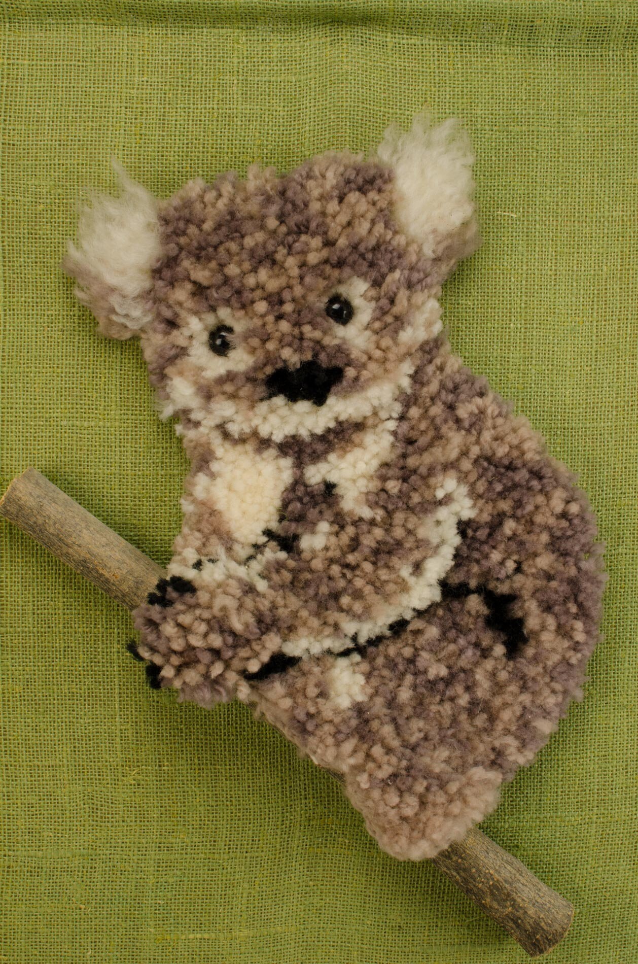 Koala Wool Wall Hanging, Boho Wall Art, Koala Lover