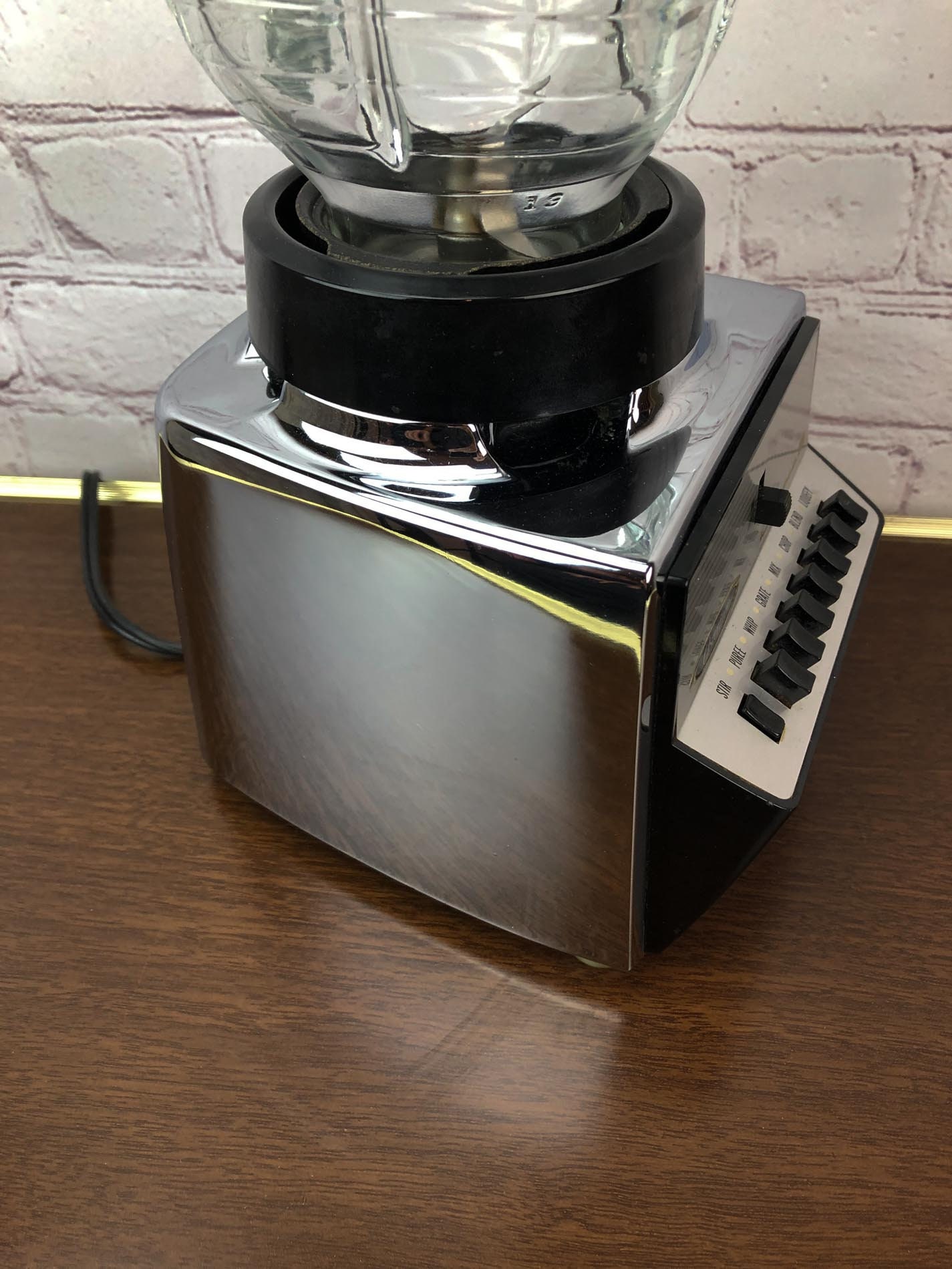 Vintage Chrome Blender, Osterizer Blender, Classic VIII Blender, Mid