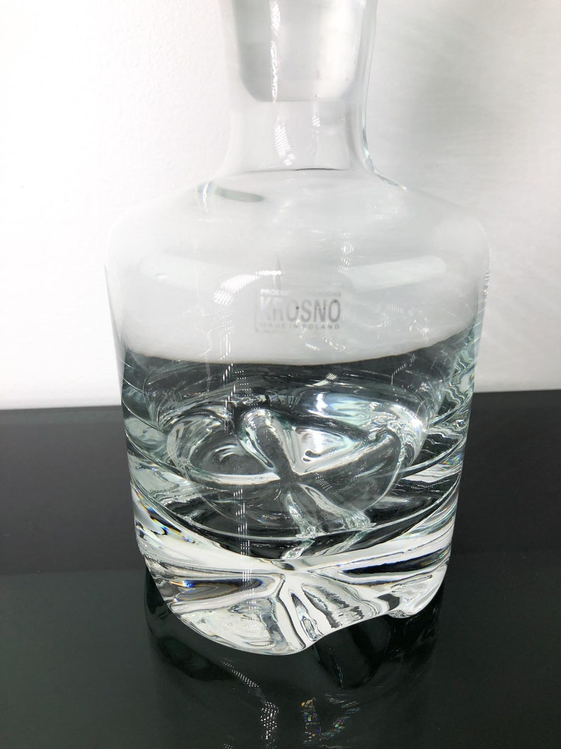 Krosno Poland Crystal Decanter Whisky Decanter Krosno Etsy