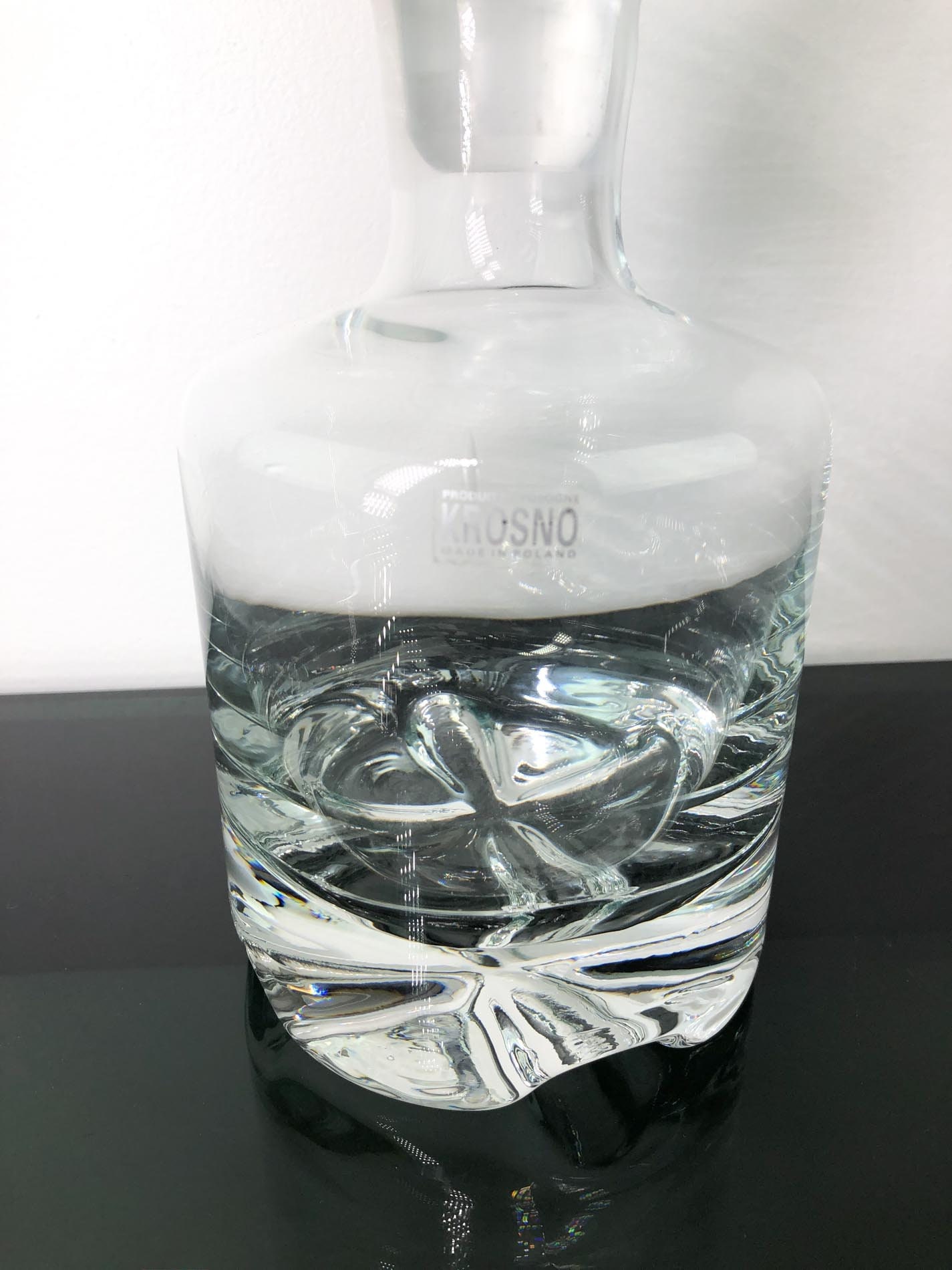 Krosno Poland Crystal Decanter Whisky Decanter Krosno Crystal Decanter