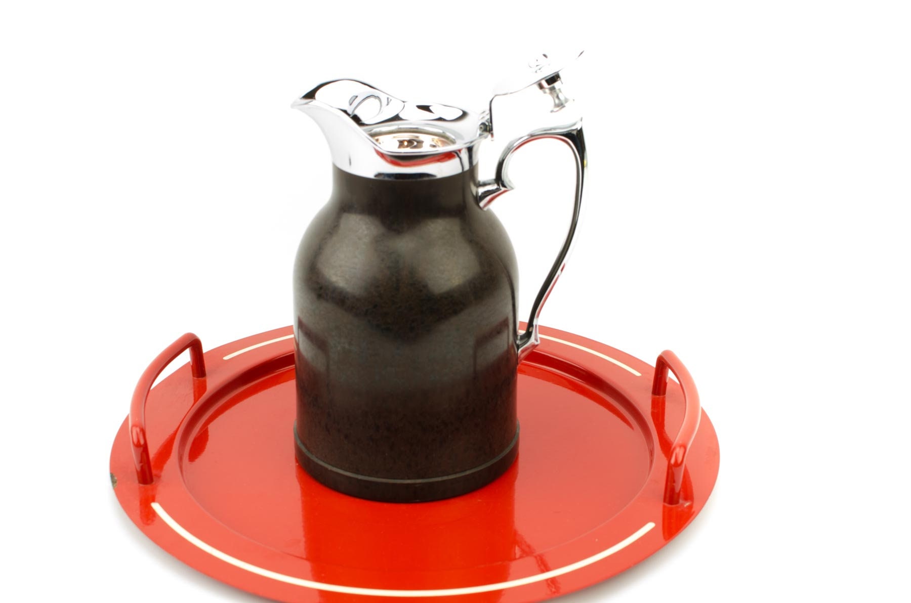 Thermos Carafe Bakelite Coffee Pot, Thermos Stronglass, Mid Century