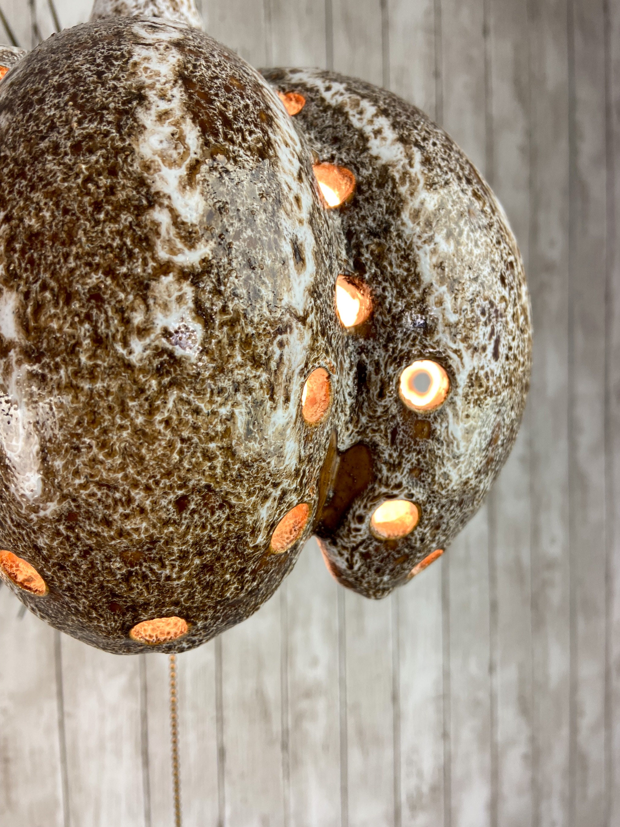 RESERVEDMid Century Ceramic Swag Lamp Mid Century Modern Swag Boho