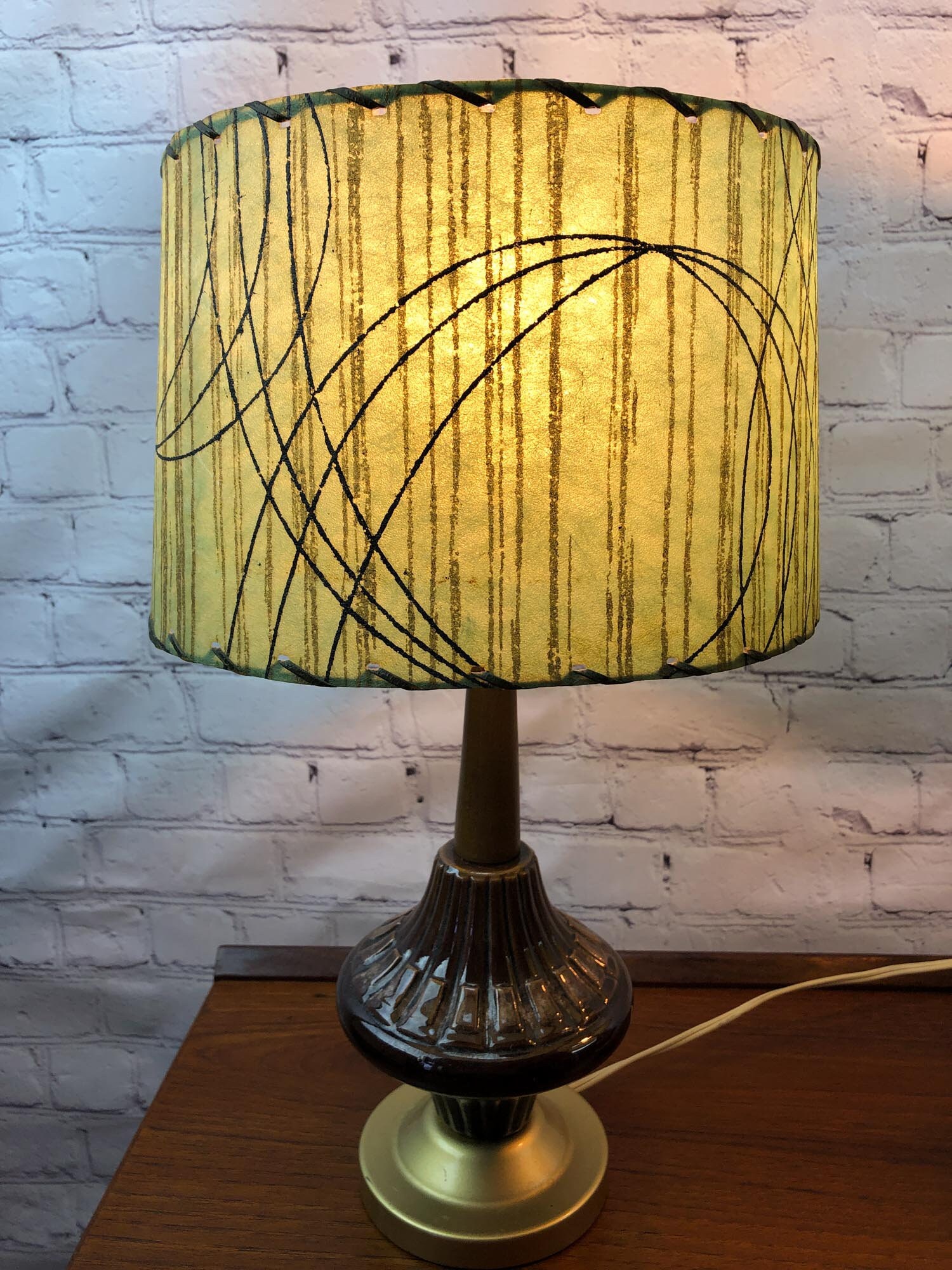 Mid Century Bedside Lamps (PRICE is for PAIR), Ceramic Table Lamps