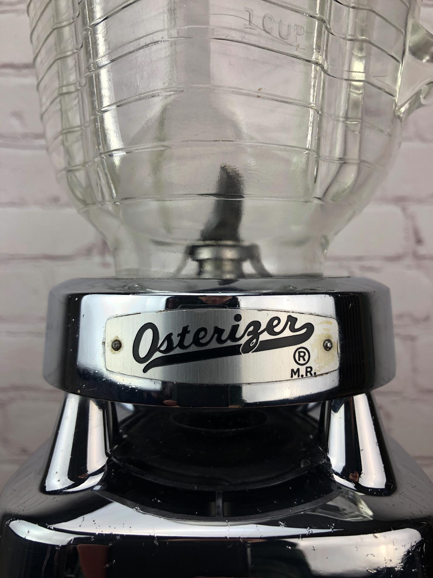 Vintage Chrome Blender, Osterizer Blender, Mid Century Blender
