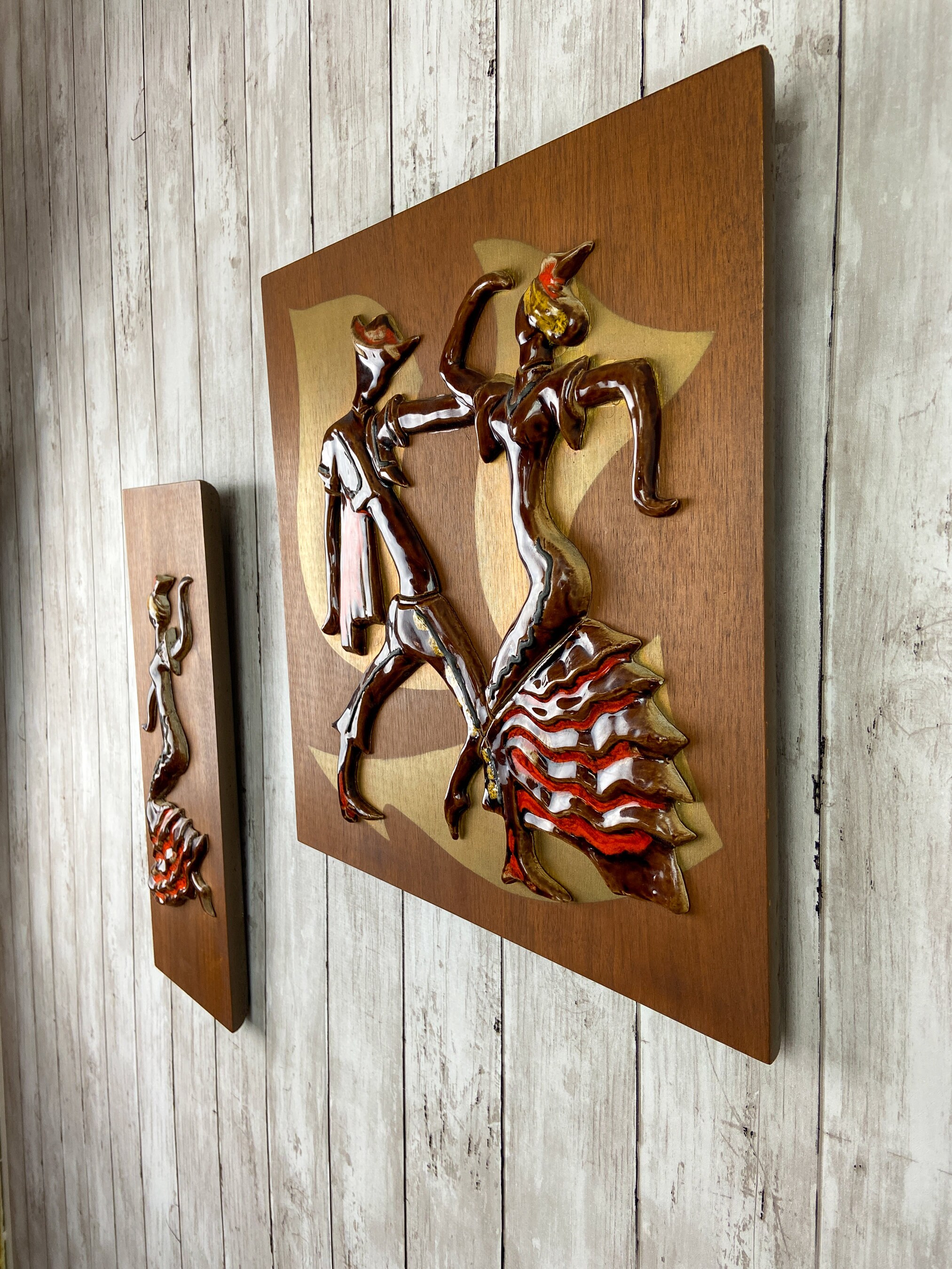 Mid Century Modern Wall Art MCM Wall Art Chalvignac Ceramic Wall Art