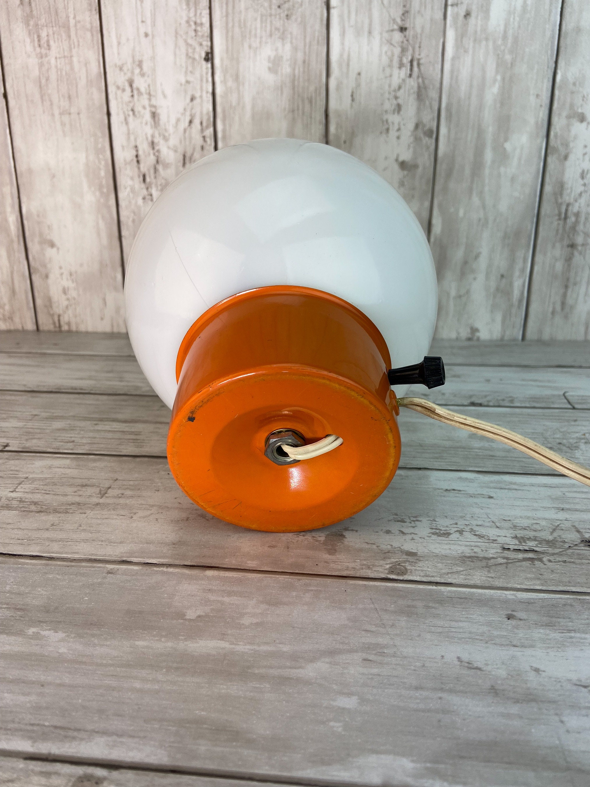 Mid Century Sphere Table Lamps, Industrial Sphere Table Lamps, Clockwork Orange Retro Table Lamp